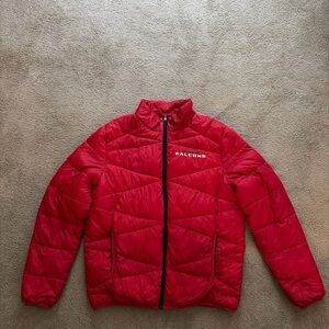 NFL Falcons Red Puffer Jacket